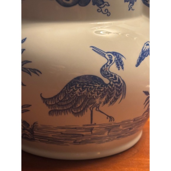 Spode Blue Room Collection Persian Bird Pitcher England Ceramic 4.5 inches - Picture 2 of 8